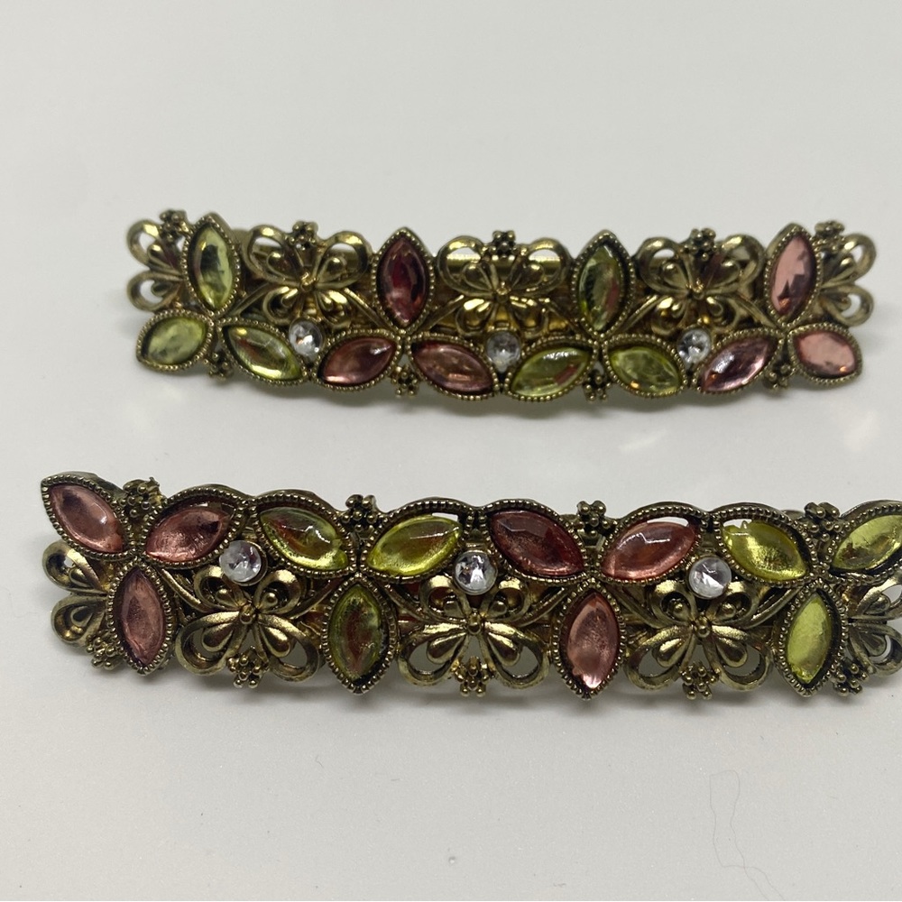 Sparkly Glitter Hair Clips Elegant Rhinestone Barrettes for Women, Girls Set